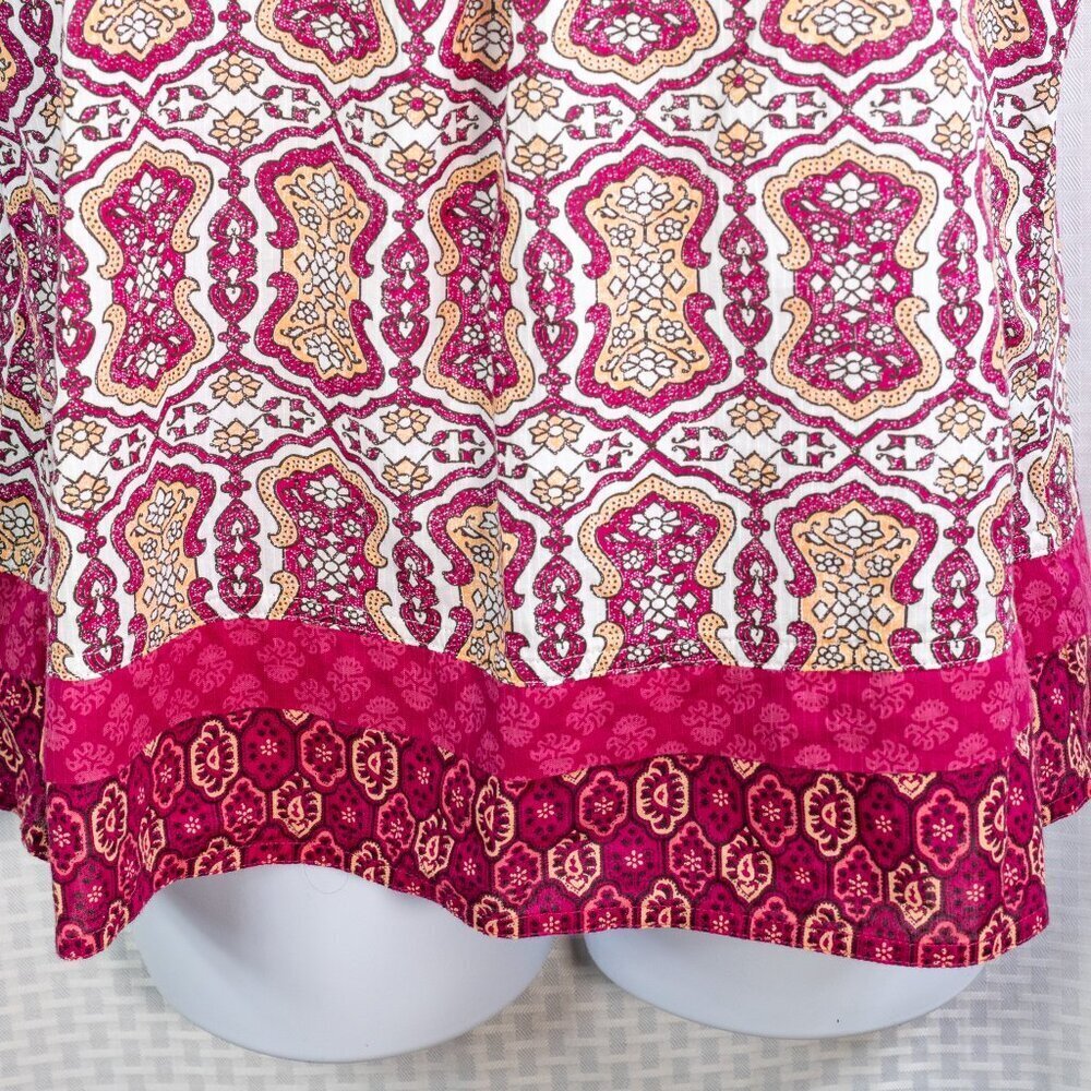 Eddie Bauer Size XL Raspberry color floral patter… - image 3